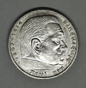 III Rzesza 5 marek, 1936 r,  Hindenburg