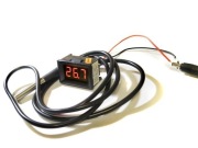 mini cyfrowy TERMOMETR samochodowy LED 12V 24V