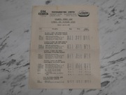 Exa, Exakta - Price List