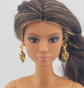 Kolczyki biżuteria dla lalki Barbie