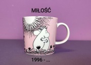 Muminki KUBEK Moomin Arabia Finland - MIŁOŚĆ /Love/ - z naklejką