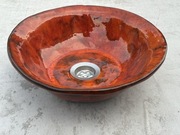 Umywalka Ognista Czerwień