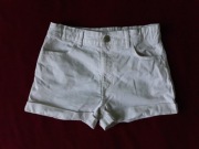 Spodenki białe roz 140 H&M