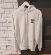 Biała bluza z kapturem 