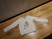 Cool club cudna bluza melanż ecru-beż r. 134cm 8l bdb+