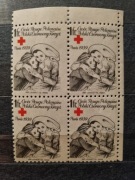 Polski Czerwony Krzyż - PCK 1939 Paryż  - czysta czwórka ideał 