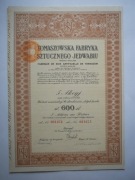 TOMASZOWSKA FABRYKA SZTUCZNEGO JEDWABIU 600 ZŁ- przecena wielkanocna