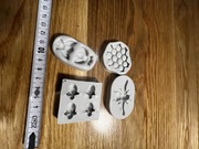 Silikonowe formy do odlewów plaster miodu pszczoły