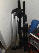 Volkswagen oryginalne belki na dach + 2 uchwyty dachowe rowerowe
