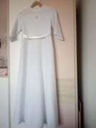 Sukienka komunijna 146/152 prosty wzór do komunii