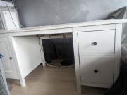 Biurko IKEA HEMNES 155x65, lite drewno, do odmalowania