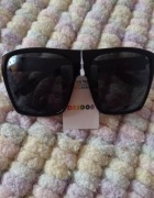 Duże, Czarne okulary przeciwsłoneczne, Muchy, NOWE 