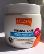 Lolane Intense Care Maska keratynowa do włosów suchych i zniszczonych 200g
