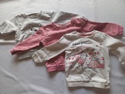 Bluzeczki dziewczęce rozmiar 86 - 3 szt