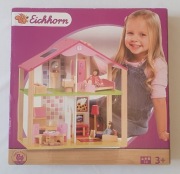 Drewniany domek dla lalek z mebelkami marki Eichhorn