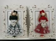 Prezent Dzień Babci aniołek w ramce