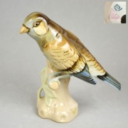 WYPRZEDAŻ Ptak na gałęzi Royal Dux Czechy lata 50/60te 16/13cm