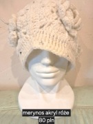 Czapka merynos acryl 