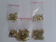 Lego 3069 Tile 1 x 2 chrome gold około 238 sztuk