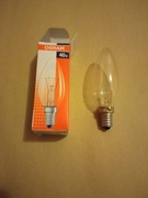 Żarówka świecowa 230V 40W E14 OSRAM przezroczysta