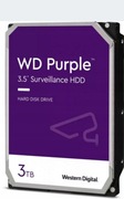 Dysk WD Purple 3TB SATA 3,5" WD30PURZ do monitoringu