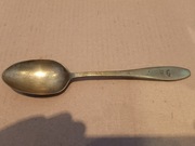 duża, niemiecka, mosiężna łyżka obiadowa