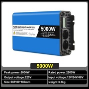 Przetwornica 5000w czysty sinus 12/24v-230v 
