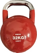 Odważnik kettlebell "Krepki Chwyt" (stalowy) - 32 kg