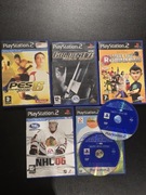 Zestaw gier ps2/ pes6, golden eye + demo