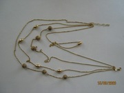 Kolia złota "APART" z kulkami - 17,3 g