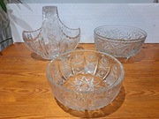 Piekna Kryształ miska kryształowa, koszyk, PRL vintage 