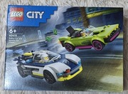 60415 - LEGO City - Pościg radiowozu za muscle carem, NOWY 