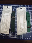 2 Paseki do zegarka 20 mm zielone - używane 