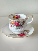 Filiżanka z talerzykiem Queen’s Fine Bone China Rosina Anglia