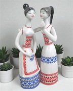 Plotkarki Hollohaza design Węgry lata 60te wys.24,5cm 