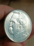 10 złotych 1935 Piłsudski srebro 