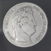 LOUIS-PHILIPPE I  ROI DES FRANCAIS srebro 900/1000 "Bardzo rzadka"