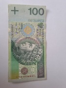 Banknot 100zł 1994r seria JN rzadki