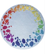 Dywan okrągły akryl 2,5 metra srednica Wehrfritz GmbH