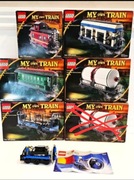 LEGO Pociąg 10013,10014,10015,10016,10017+4533