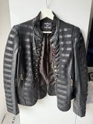 Nowa Ramoneska Czarna Jackson Złote Napy - Drole De Copine -według metki XL