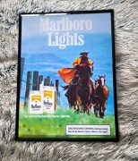 Plakat w ramce 30x40 Marlboro Lights 