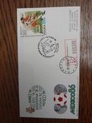 Piłka nożna-  Filatel.  -Karta okolicz 1 MEXICO 86