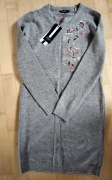 Nowa sweterkowa sukienka/tunika - r.S