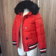 Tommy hilfiger xs czerwona zimowa 
