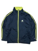 Granatowo zielona Kurtka Champion Retro Vintage 90s nike adidas boxy