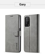 Pokrowiec case do Redmi Note 7 skórzany szary 