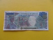 Rwanda 5000 Francs / Amafranga 01.01.1978 Pick 15 F-VF 