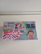 Zestaw Narzędzi dla Dziewczynek LOYO 50 elementów, pudełko różowe