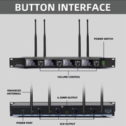 Depusheng DF204 Bezprzewodowy System Mikrofonowy